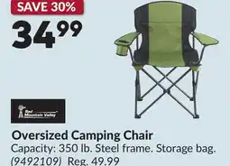Princess Auto Oversized Camping Chair offer