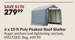Princess Auto 6 x 10 ftPoly Peaked-Roof Shelter offer