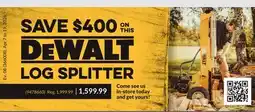 Princess Auto LOG SPLITTER offer