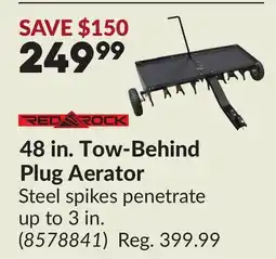 Princess Auto 48 in. Tow-Behind Plug Aerator offer