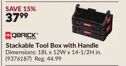 Princess Auto Stackable Tool Box with Handle offer