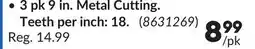 Princess Auto Reciprocating Saw Blades offer