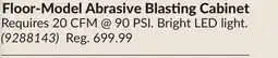 Princess Auto Floor-Model Abrasive Blasting Cabinet offer