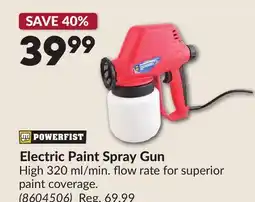 Princess Auto Electric Paint Spray Gun offer