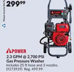 Princess Auto 2.3 GPM @ 2,700 PSI Gas Pressure Washer offer