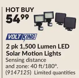 Princess Auto 2 pk 1,500 Lumen LED Solar Motion Lights offer