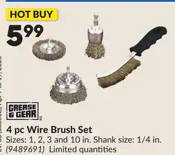 Princess Auto 4 pc Wire Brush Set offer