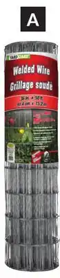 Princess Auto 14 Gauge 4 x 2 in. Mesh Galvanized Welded Wire Fencing offer
