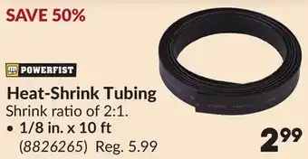 Princess Auto Heat-Shrink Tubing offer