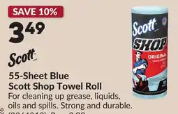 Princess Auto 55-Sheet Blue ScottShop Towel Roll offer