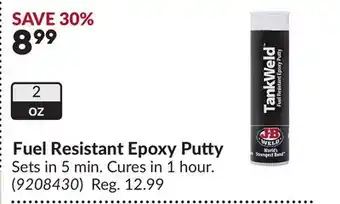 Princess Auto Fuel Resistant Epoxy Putty offer