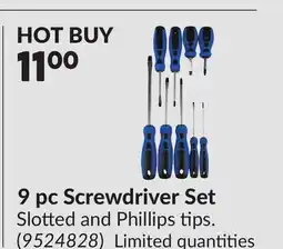 Princess Auto 9 pc Screwdriver Set offer
