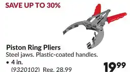 Princess Auto Piston Ring Pliers offer