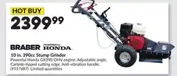 Princess Auto 10 in. 390cc Stump Grinder offer