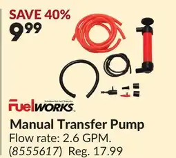Princess Auto Manual Transfer Pump offer