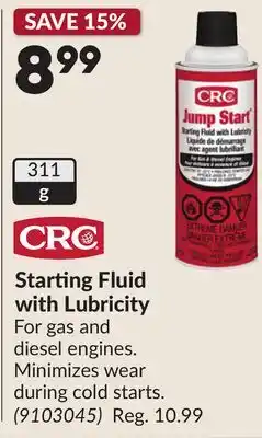 Princess Auto Starting Fluid with Lubricity offer