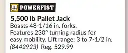 Princess Auto 5,500 lb Pallet Jack offer