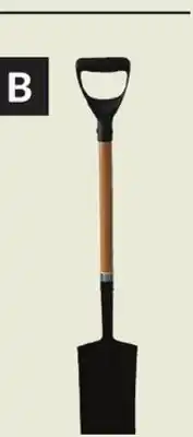 Princess Auto Garden Spade with 29-3/4 in. Handle offer