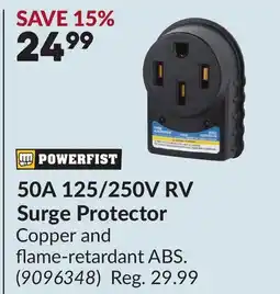 Princess Auto 50A 125/250V RV Surge Protector offer