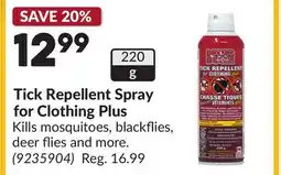 Princess Auto Tick Repellent Spray for Clothing Plus offer