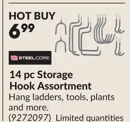 Princess Auto 14 pc Storage Hook Assortment offer