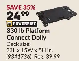 Princess Auto 330 lb Platform Connect Dolly offer