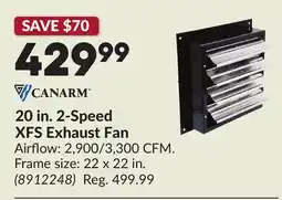 Princess Auto 20 in. 2-Speed XFS Exhaust Fan offer