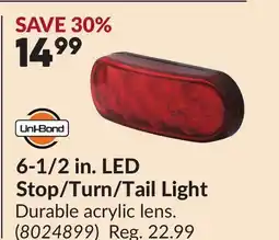 Princess Auto 6-1/2 in. LED Stop/Turn/Tail Light offer