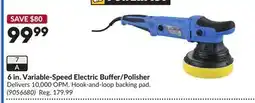 Princess Auto 6 in. Variable-Speed Electric Buffer/Polisher offer