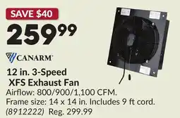 Princess Auto 12 in. 3-Speed XFS Exhaust Fan offer