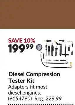 Princess Auto Compression Tester Kit offer