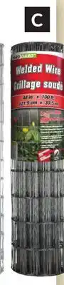 Princess Auto 4 x 100 ft 14 Gauge 4 × 2 in. Mesh Galvanized Welded Wire Fencing offer