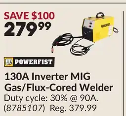 Princess Auto 130A Inverter MIG Gas/Flux-Cored Welder offer