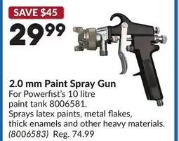 Princess Auto 2.0 mm Paint Spray Gun offer