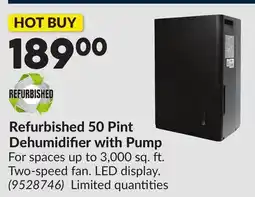 Princess Auto Refurbished 50 Pint Dehumidifier with Pump offer