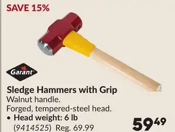 Princess Auto Sledge Hammers with Grip offer