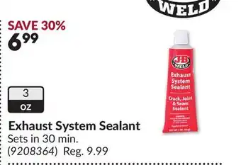 Princess Auto Exhaust System Sealant offer