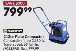 Princess Auto 212cc Plate Compactor offer