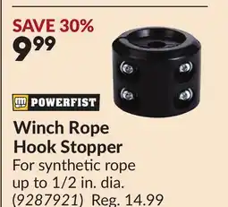 Princess Auto Winch Rope Hook Stopper offer