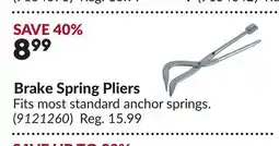 Princess Auto Brake Spring Pliers offer