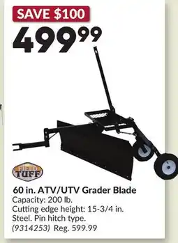 Princess Auto 60 in. ATV/UTV Grader Blade offer