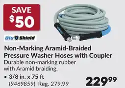 Princess Auto Non-Marking Aramid-Braided Pressure Washer Hoses with Coupler offer