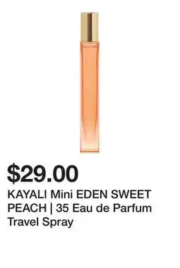 Sephora KAYALI Mini EDEN SWEET PEACH | 35 Eau de Parfum Travel Spray offer