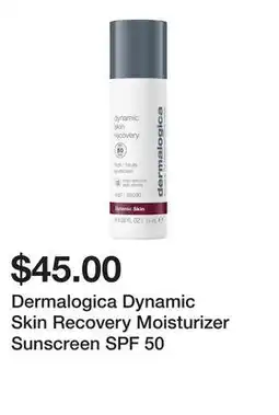 Sephora Dermalogica Dynamic Skin Recovery Moisturizer Sunscreen SPF 50 offer