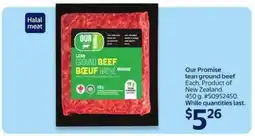 Walmart Our Promise lean ground beef offer