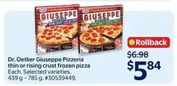 Walmart Dr. Oetker Giuseppe Pizzeria Pizza offer
