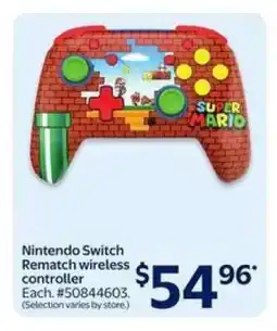 Walmart Nintendo Switch Rematch wireless controller offer