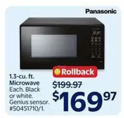 Walmart Panasonic Microwave offer