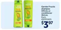 Walmart Garnier Fructis Shampoo or Conditioner offer