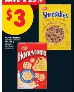No Frills Post Cereal offer